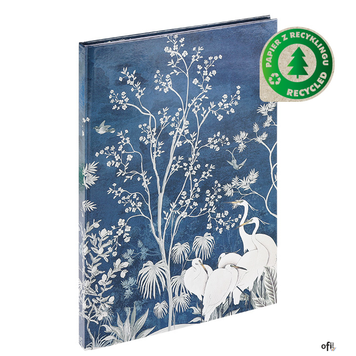 Brulion GRAND A4 96 kartek papier z recyklingu linia 150-1458