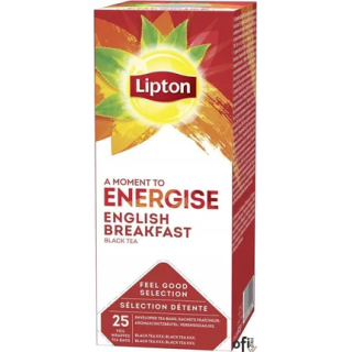 Herbata LIPTON Classic English Breakfast (25 kopert fol.) ENERGISE