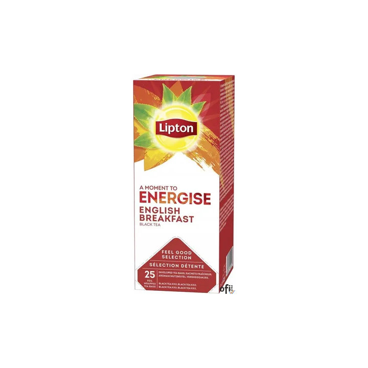 Herbata LIPTON Classic English Breakfast (25 kopert fol.) ENERGISE