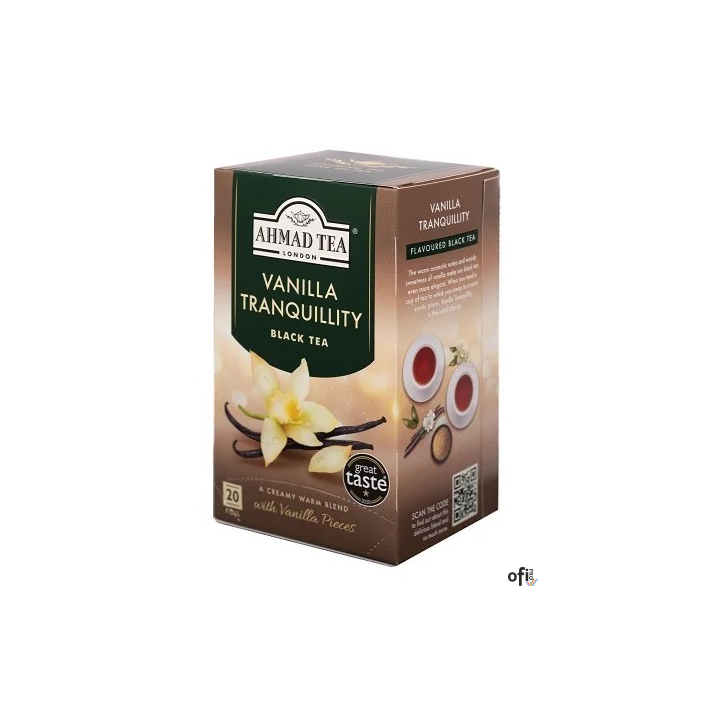 Herbata AHMAD TEA VANILLA TRANQUILLITY 20kopert czarna