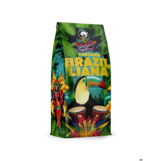 Kawa ziarnista Brazilliana TOUCANO 1kg 100% Arabica