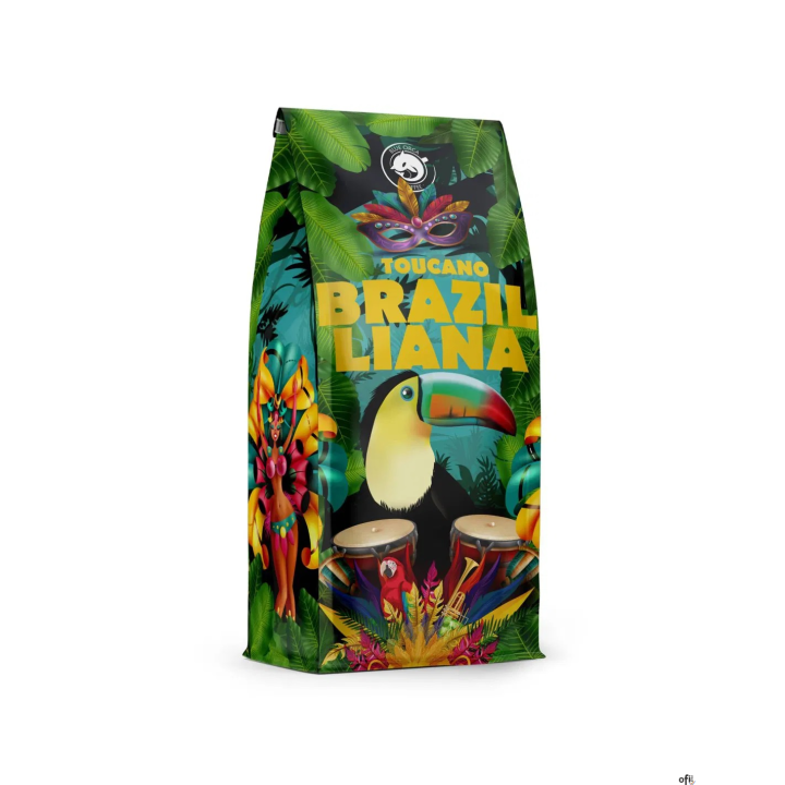 Kawa ziarnista Brazilliana TOUCANO 1kg 100% Arabica