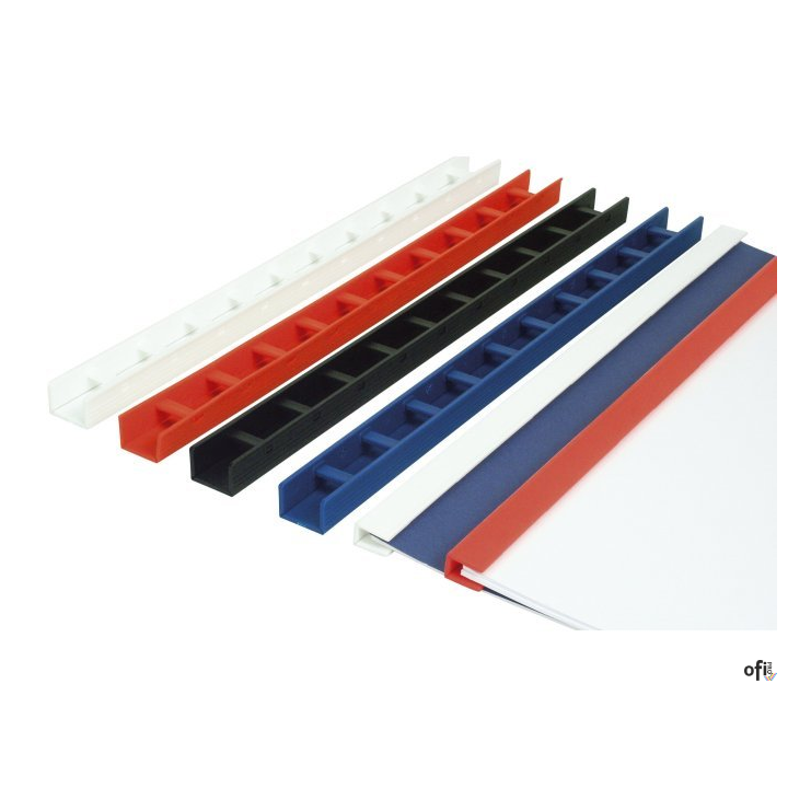 Listwy zatrzaskowe Greenbindery__    jednoelementowe, składane listwy plastikowe do oprawy dokumentów_    mocowane ręcznie na pr