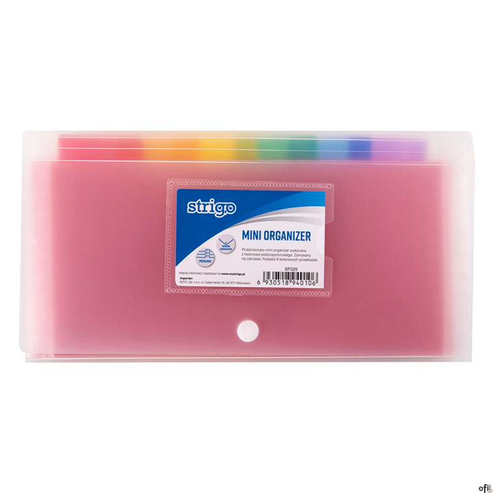 ORGANIZER PP DL TRANSPARENTNY SF029 STRIGO