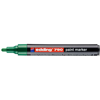Marker lakierowy okrągła końcówka 2-3 mm zielony Edding 790/004/ZI