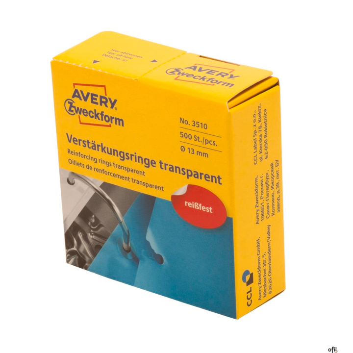 PIERŚCIENIE WZMACNIAJĄCE• Chronią dziurki dokumentów wpiętych do segregatora, przez co zapobiegają uszkodzeniom dokumentów.• Odp