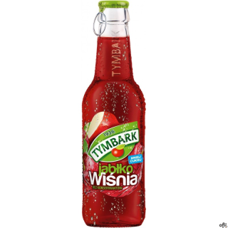 Sok TYMBARK jabłko wiśnia 250ml szklana butelka