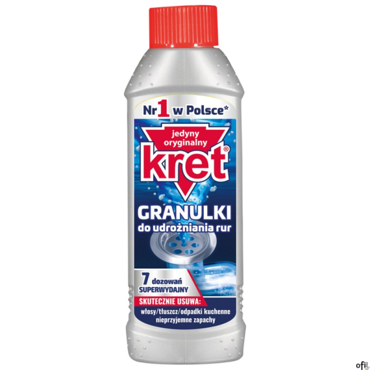 KRET Granulki do udrażniania rur 280g 34332