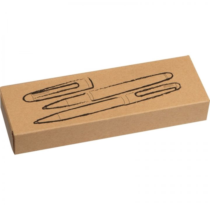 Zestaw piśmienny długopis i pióro wieczne JONATHAN