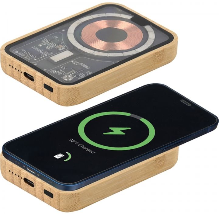 Power bank 5000 mAh z ładowarką indukcyjną Magsafe CONSTANCE