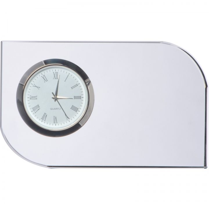 Szklany blok z zegarem GERALD