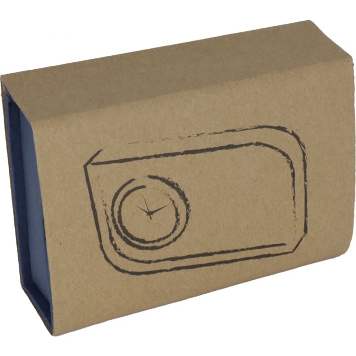 Szklany blok z zegarem GERALD