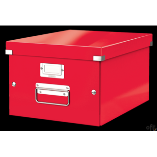 Pudło uniwersalne Leitz C&S A4, czerwone 60440026