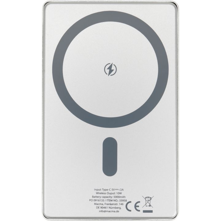 Power bank 5000 mAh z ładowarką indukcyjną Magsafe OLIMPIA
