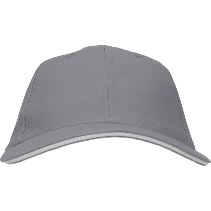 Czapka z daszkiem bawełniana 6 paneli, 260 g/m² CURTIS