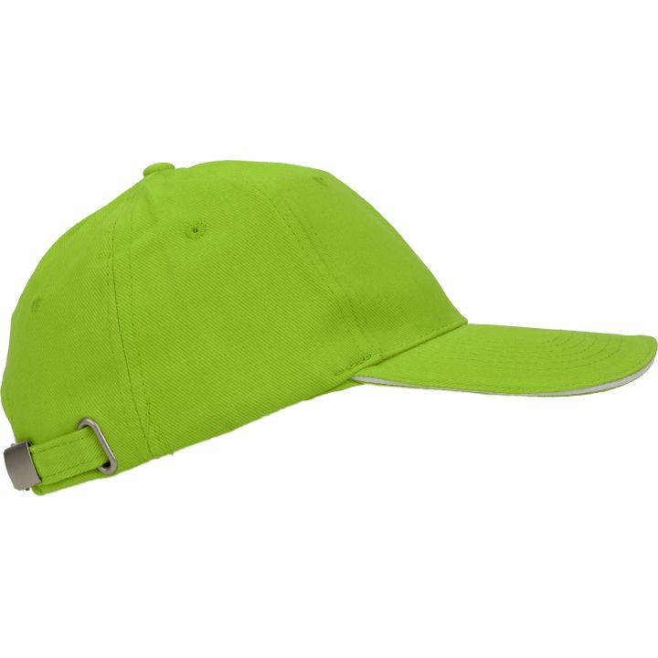 Czapka z daszkiem bawełniana 6 paneli, 260 g/m² CURTIS