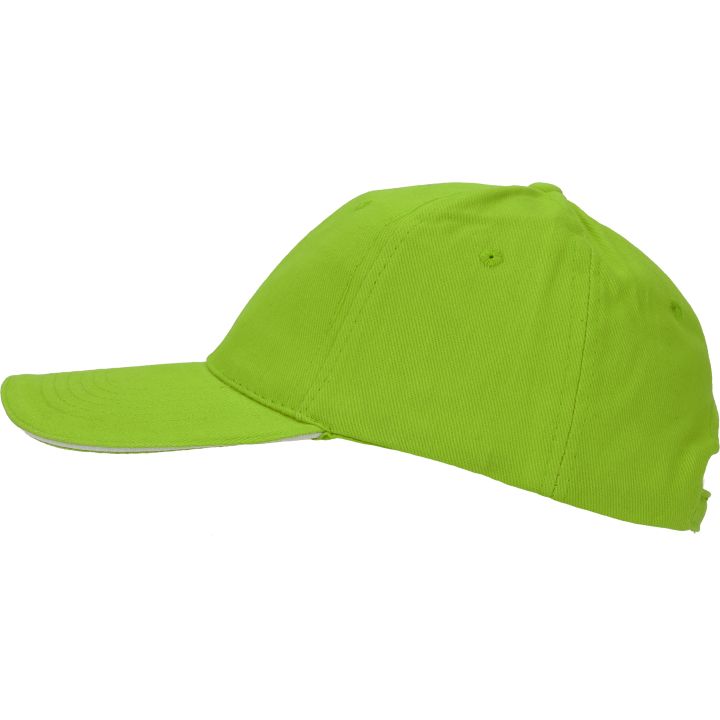 Czapka z daszkiem bawełniana 6 paneli, 260 g/m² CURTIS