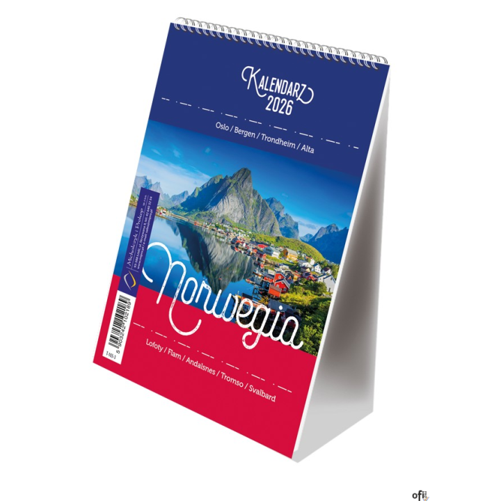 Kalendarz ze spiralką - pionowy B6 Michalczyk i Prokop T-103-03