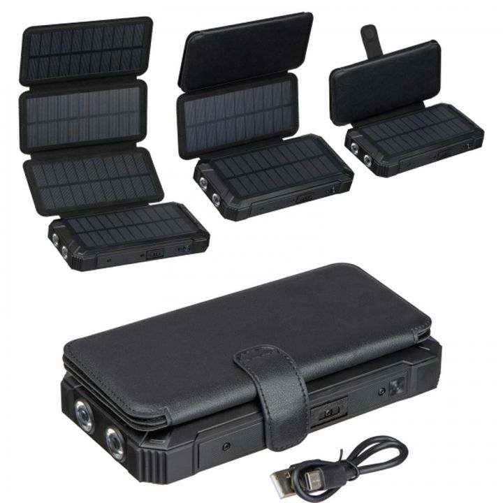 Power bank 20000 mAh solarny PETRA