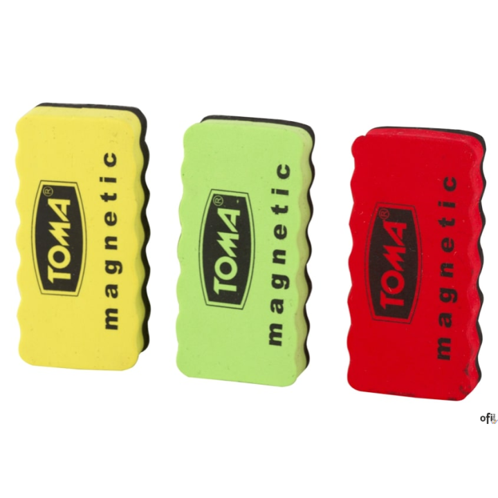 Ścieracz do tablic suchościeralnych magnetyczny mix TO-701 Toma
