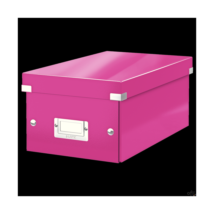 Pudło na DVD LEITZ C&S WOW różowy 60420023