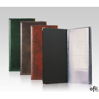 Wizytownik 96 LUX 1 czarny WI-04 BIURFOL