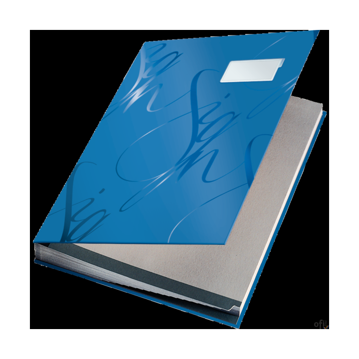 Książka do podpisu LEITZ niebieski 18 przegródek 57450035