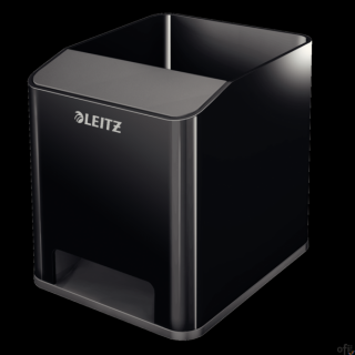 Przykuwający wzrok, wysokiej jakości stylowy kubek na długopisy ze wzmacniaczem dźwięku, w unikalnym zestawieniu 2 kolorów, wyko