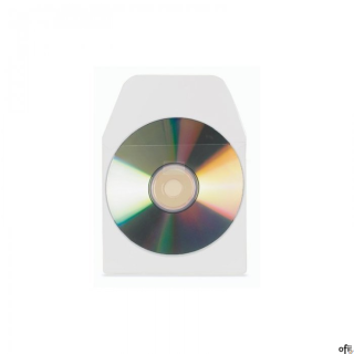 Kieszeń samoprzylepna  na CD z zamknięciem 3L (10szt.) 127x127mm 6832-10