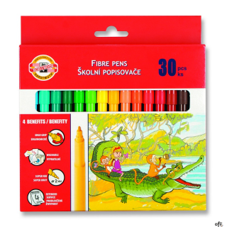 Flamastry 30kol.771002/CJ08 w kartoniku KOH-I-NOOR