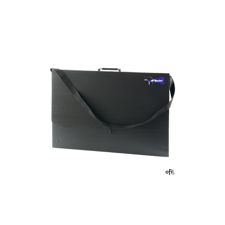 Teczka na rysunki B3 czarna (520 x 365 x 30 mm) 90424 LENIAR