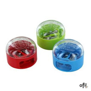 Temperówka KUM plastikowa podwójna z pojemnikiem 208 K2 okrągła