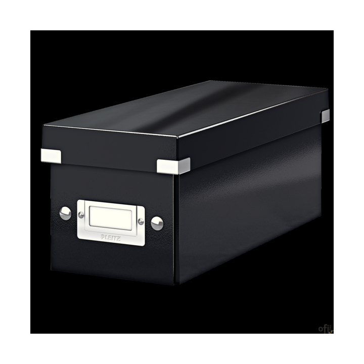 Pudło na CD/DVD Leitz Click&Store_- do przechowywania płyt CD/DVD_- z mocnego kartonu pokrytego laminowanym papierem, który daje