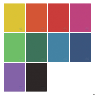 Zeszyt A4 60k. kratka rainbow classic collection 400197920 HERLITZ