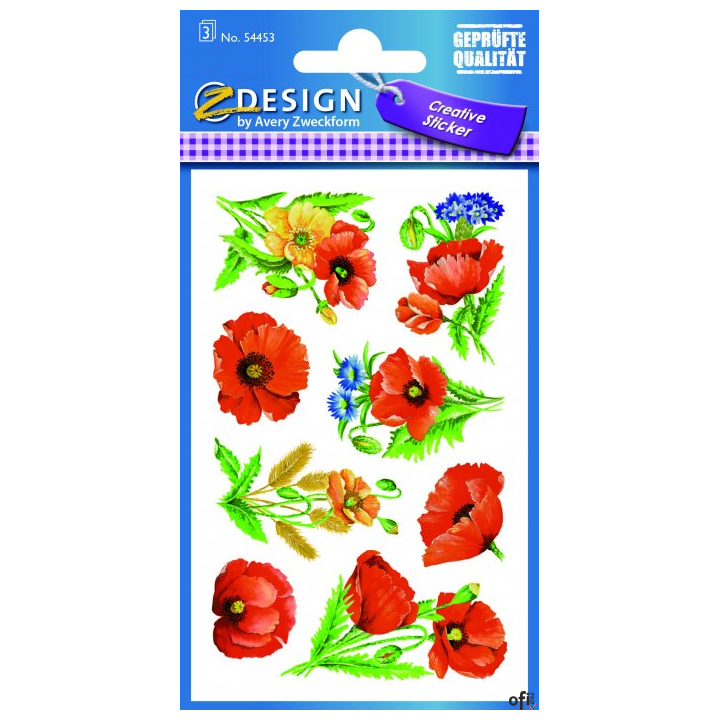 Naklejki ZF Kwiaty       54453 Z-DESIGN CREATIVE