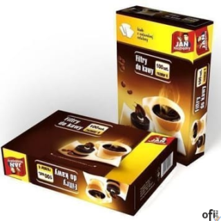 JAN NIEZBĘDNY Filtry do kawy 50 szt. rozm.4 80547