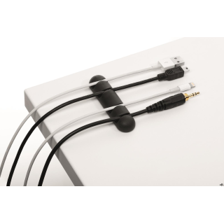 Klips samoprzylepny na 4 kable(2)grafit 504037 CAVOLINE CLIP    DURABLE