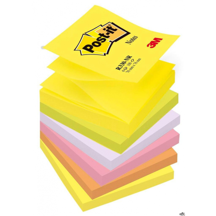 Nowy indeks blk0036011 Bloczki 3M POST-IT Z-Notes 76x76mm neonowe 6x100k R330-NR FT510089939