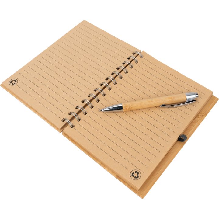 Notatnik A5 w linie z papieru z recyklingu FRANCESCA