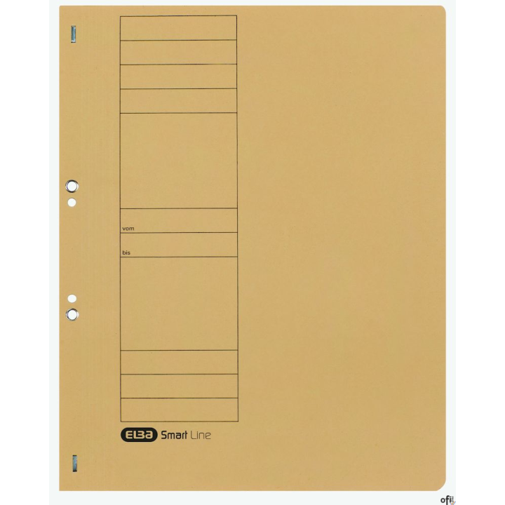 Skoroszyt kartonowy ELBA A4, oczkowy, beżowy, 100551870