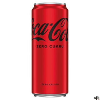 Napój COCA COLA ZERO 0.33L PUSZKA KAUCJA