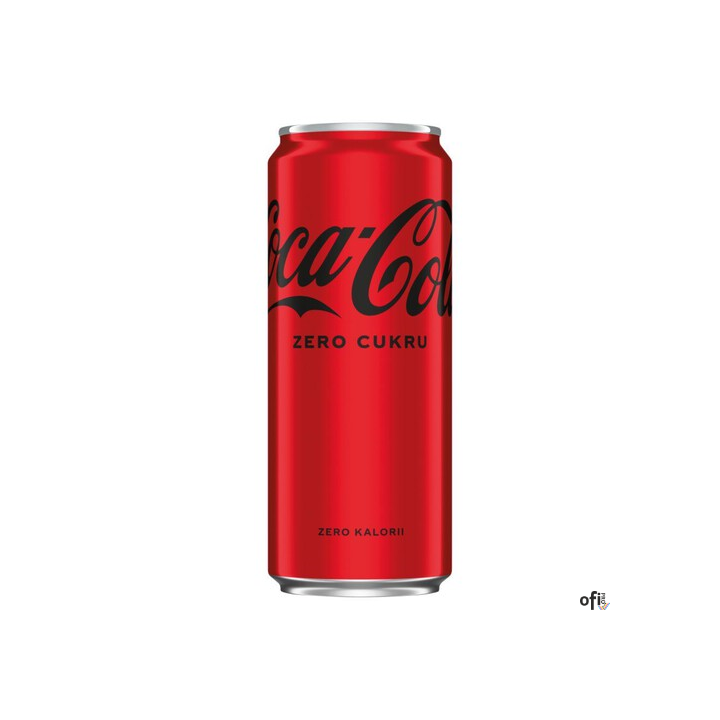 Napój COCA COLA ZERO 0.33L PUSZKA KAUCJA