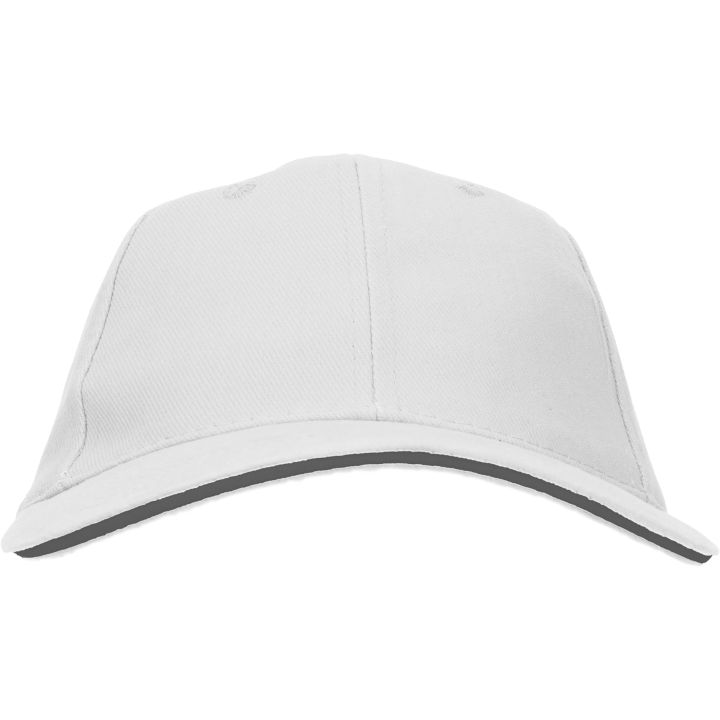 Czapka z daszkiem bawełniana 6 paneli, 260 g/m² CURTIS