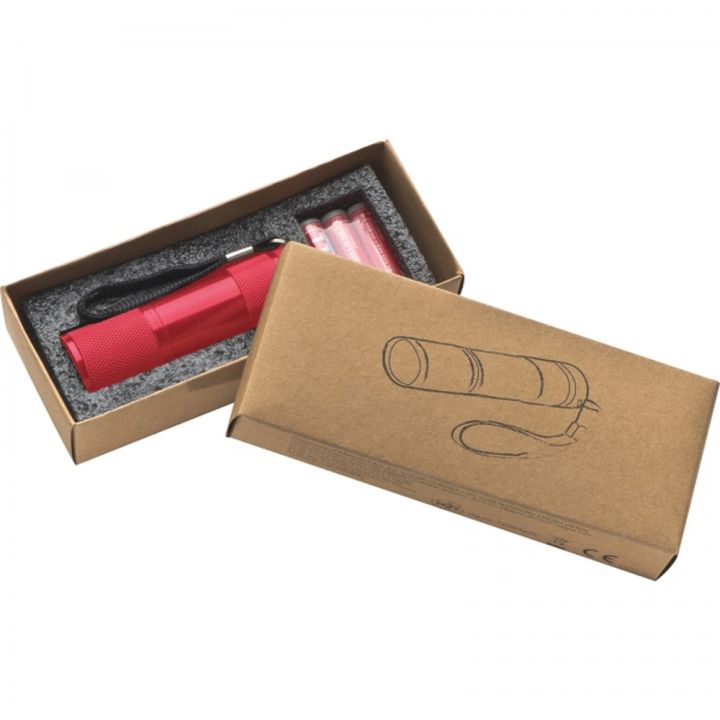 Latarka metalowa 9 LED DUNCAN