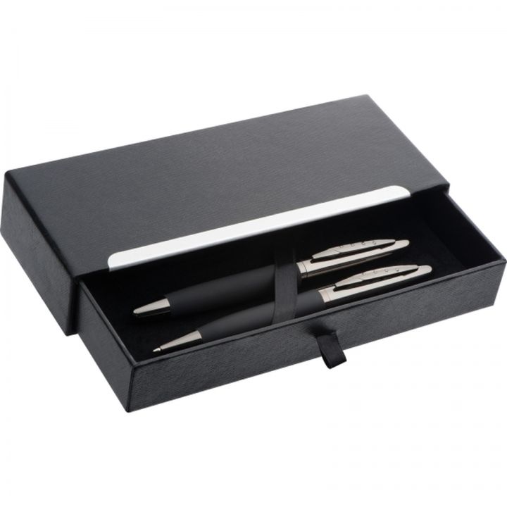 Zestaw piśmienny długopis i pióro wieczne Mark Twain VALENTIN