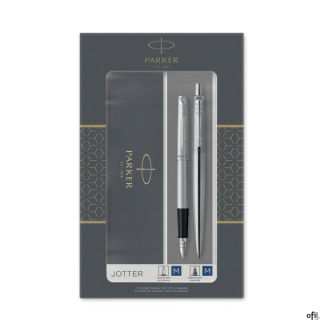 Zestaw JOTTER STAINLESS STEEL CT (Długopis + Pióro wieczne) PARKER 2093258