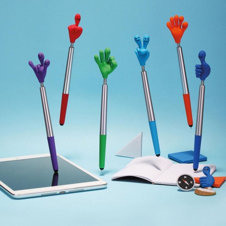 Długopis plastikowy touch pen Smile Hand CrisMa KARINA