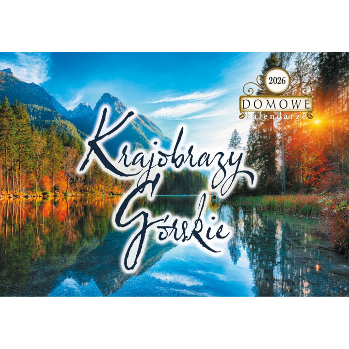 Terminarz Domowy 200x218mm 2027, Krajobrazy Górskie, kalendarz jednodzielny 200x285mm, Michalczyk i Prokop TW-10-4