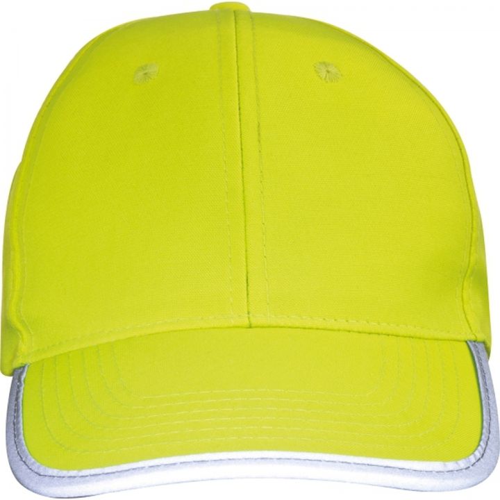 Czapka z daszkiem odblaskowa 6 paneli ISABELLA