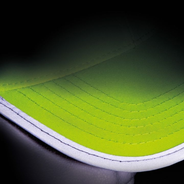 Czapka z daszkiem dla dzieci odblaskowa 6 paneli HALINA